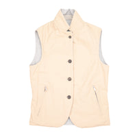 Eleventy, Gilet réversible, Gris/Beige