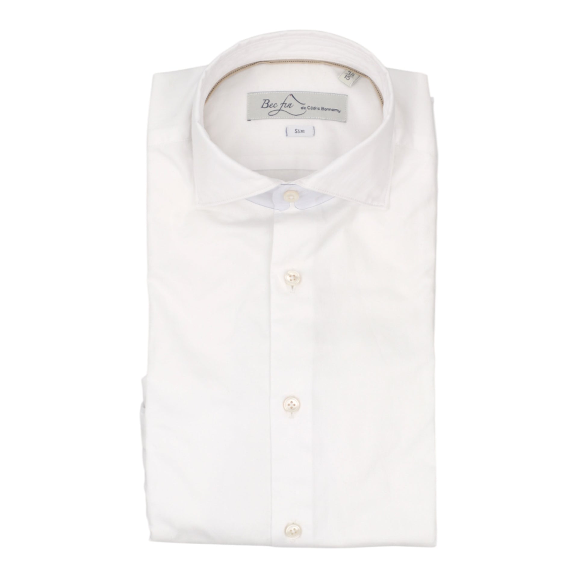 BECFIN, Chemise Slim, Blanche