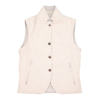 Eleventy, Gilet réversible, Gris/Beige