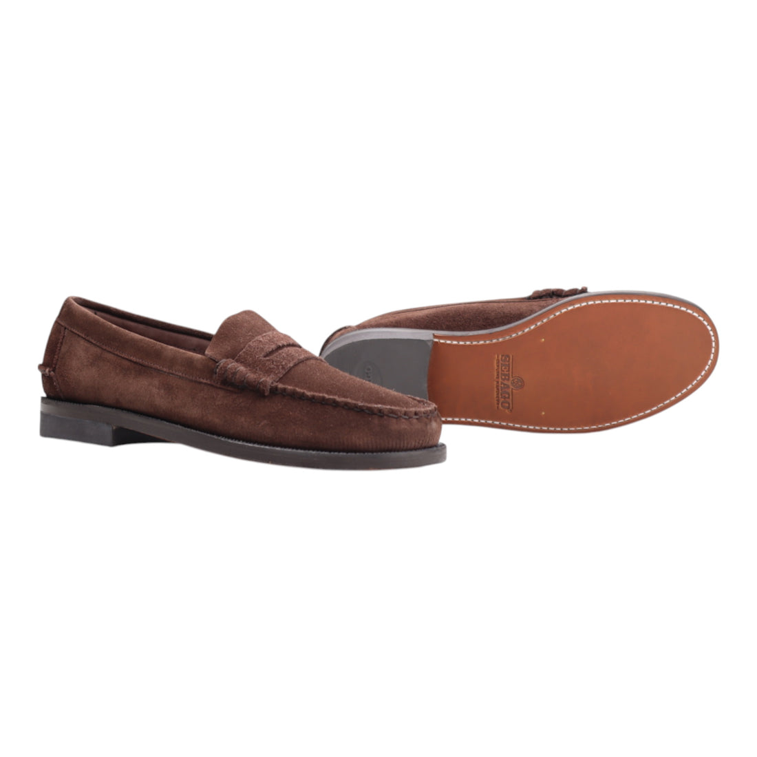 SEBAGO, CLASSIC DAN FLESH OUT, DARK BROWN MOCASSIN