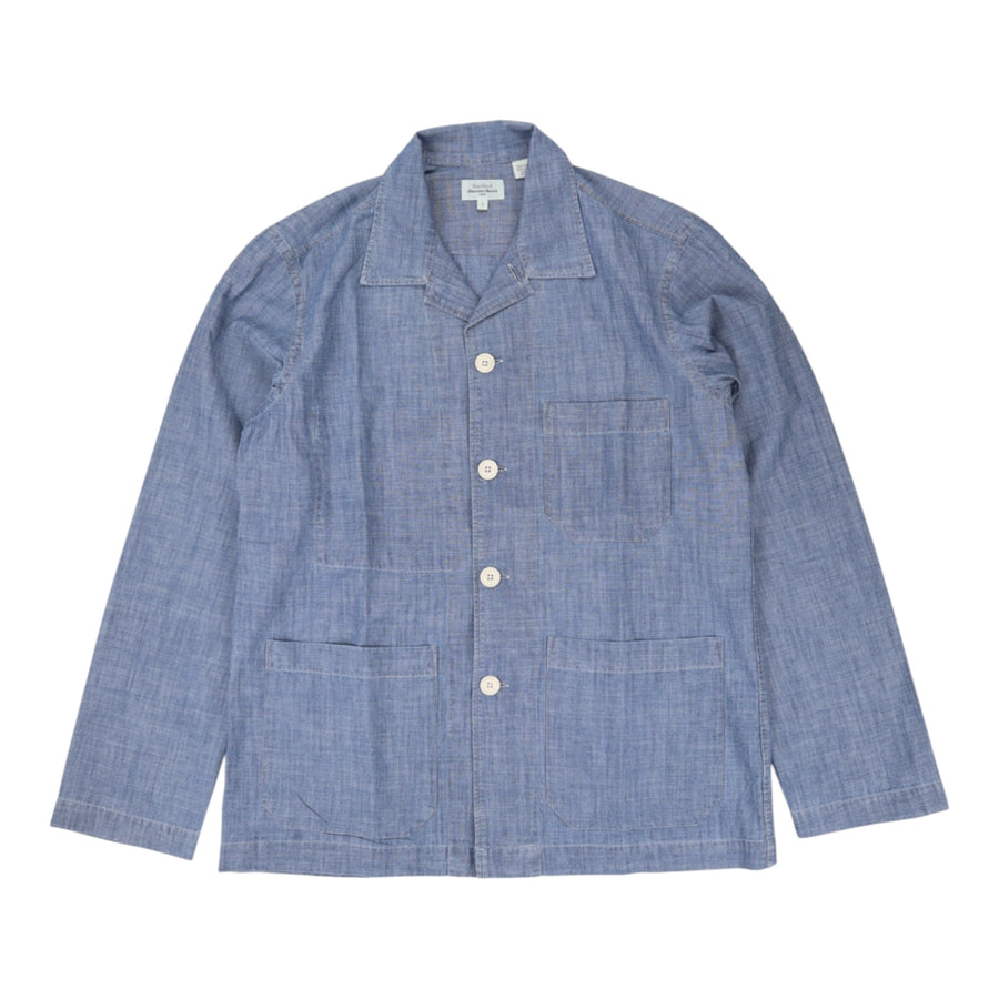 Hartford, veste peintre, indigo