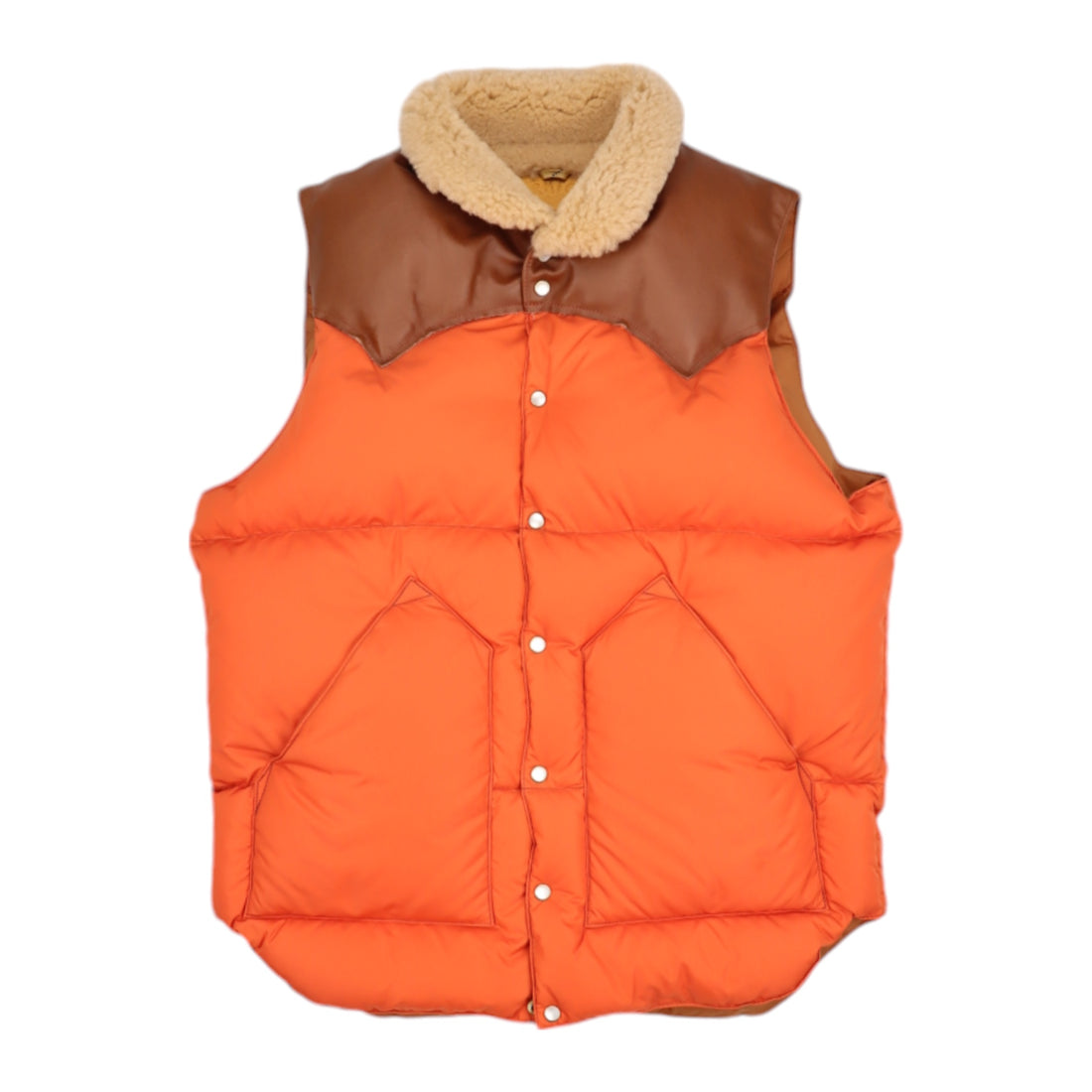 Rocky Mountain, "CHRISTY VEST", Nylon/Cuir, Orange