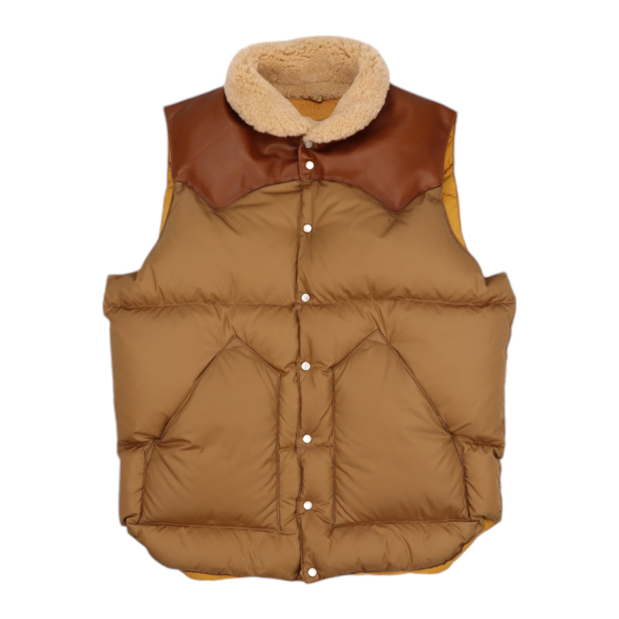 Rocky Mountain, "CHRISTY VEST", Nylon/Cuir, Marron