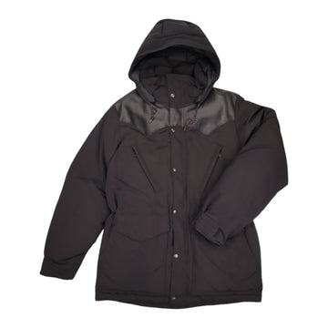 Rocky Mountain, "DOWN MOUNTAIN PARKA", Nylon/Cuir, Noir