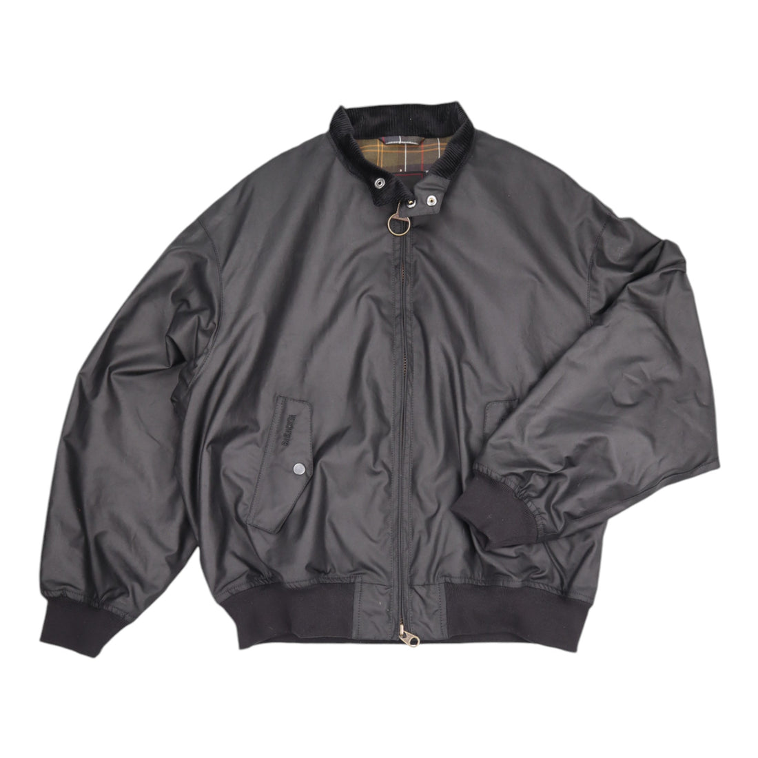 Baracuta x Barbour, Yale Wax Jacket, Noir