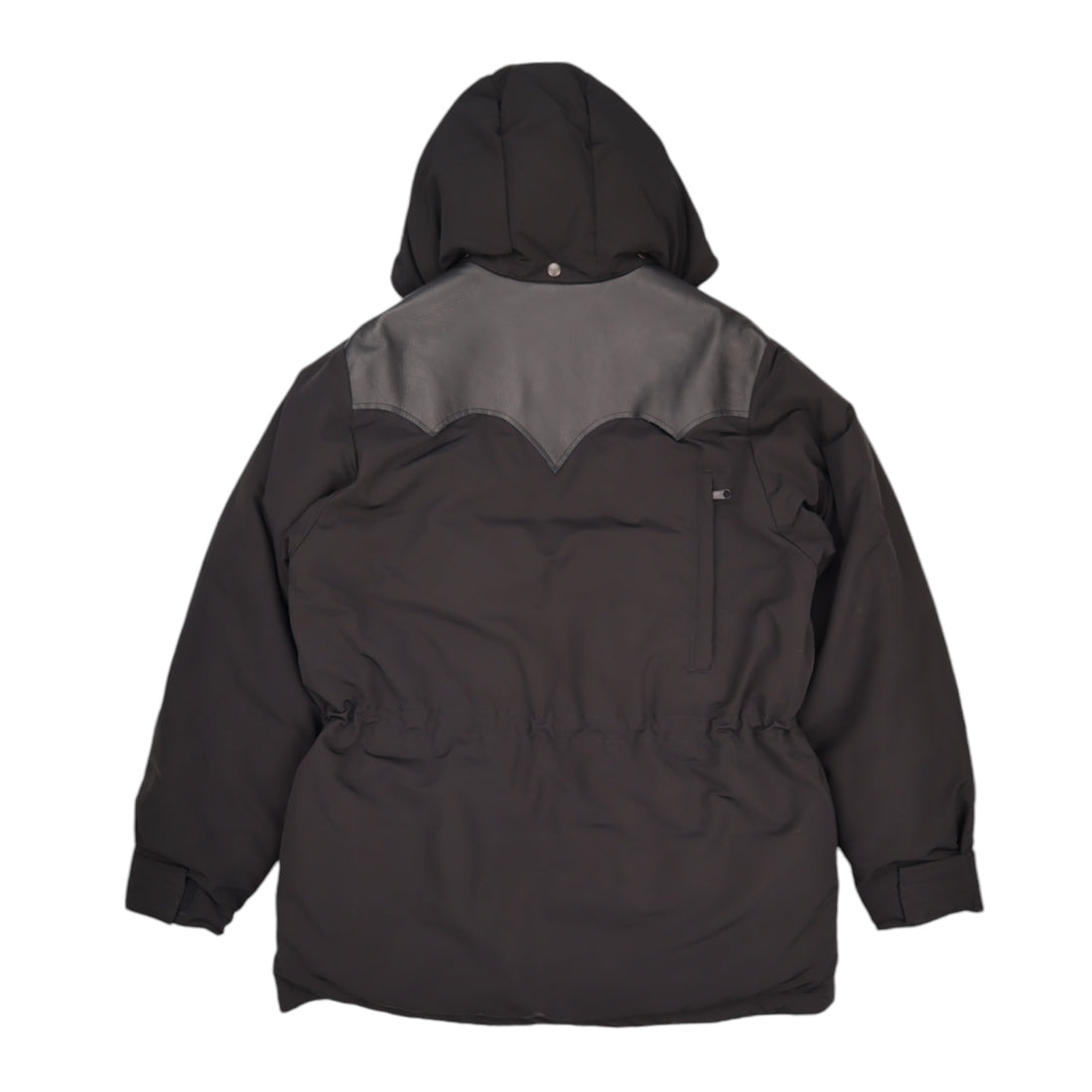 Rocky Mountain, "DOWN MOUNTAIN PARKA", Nylon/Cuir, Noir