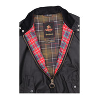 Baracuta x Barbour, Yale Wax Jacket, Noir