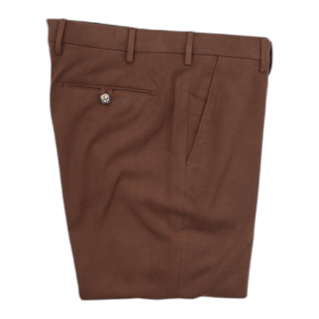 Berwich, Pantalon Coton Whipcord, Marron