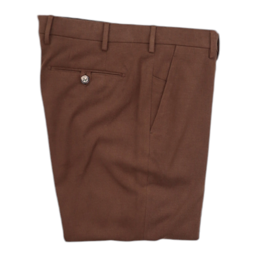 Berwich, Pantalon Coton Whipcord, Marron