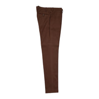 Berwich, Pantalon Coton Whipcord, Marron