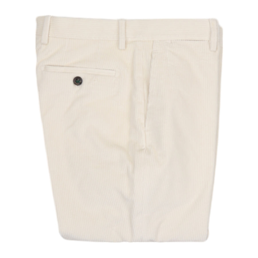 Berwich, Pantalon Velours, Ecru