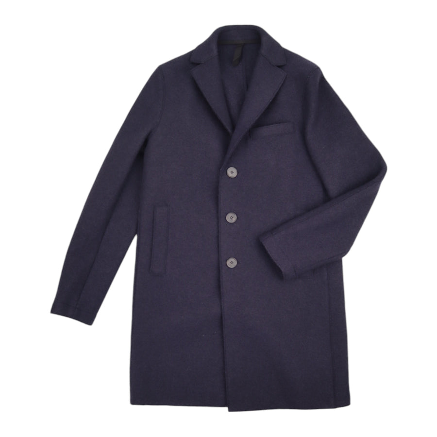 Harris Wharf London, Manteau Redingote, Navy