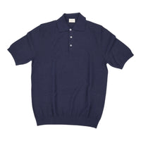 gallia, polo james, coton gratté, navy