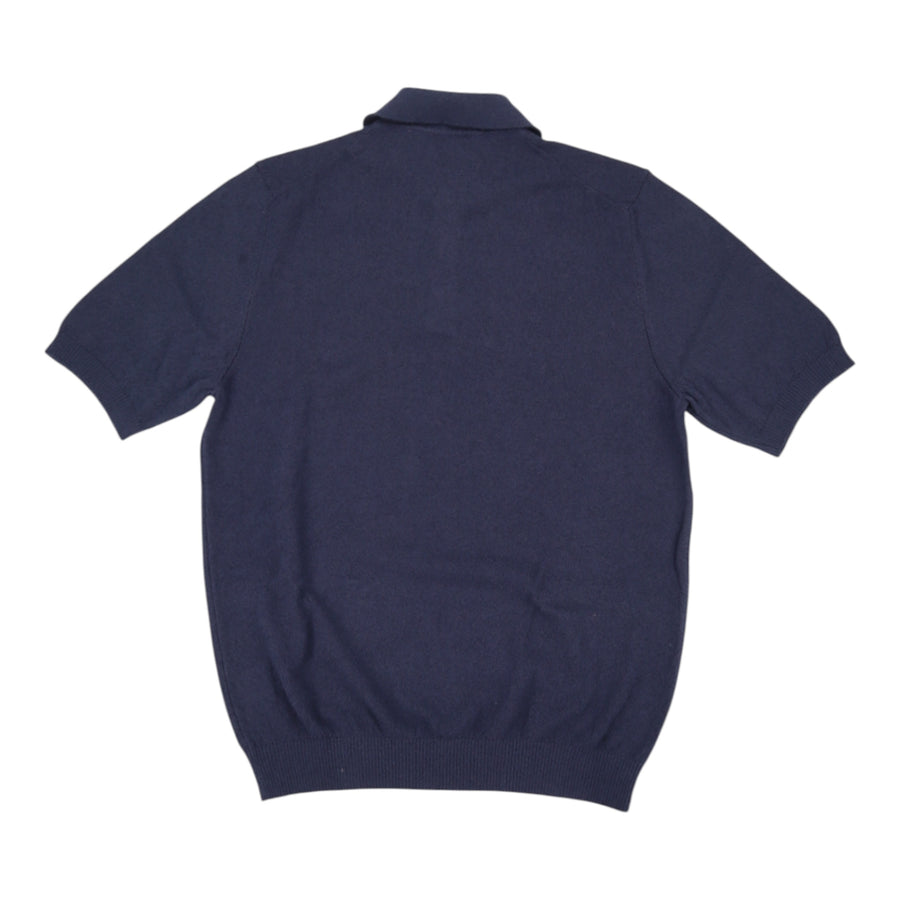 gallia, polo james, coton gratté, navy