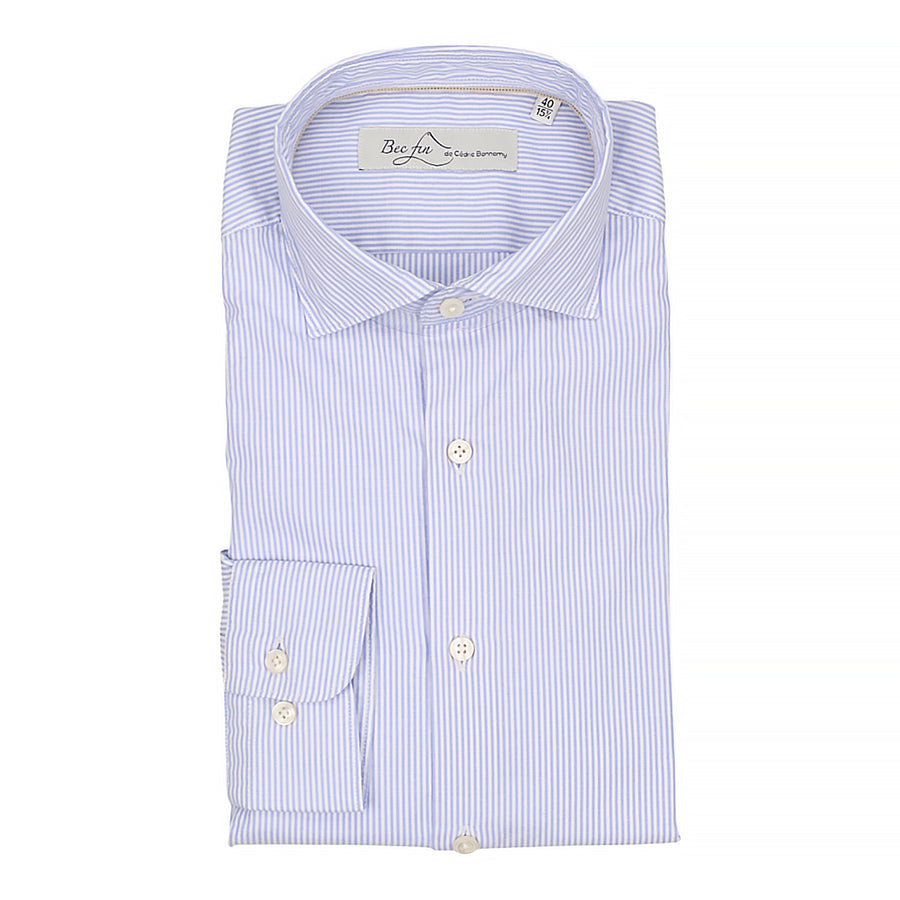 Bec Fin, Chemise Oxford, Rayures bleues