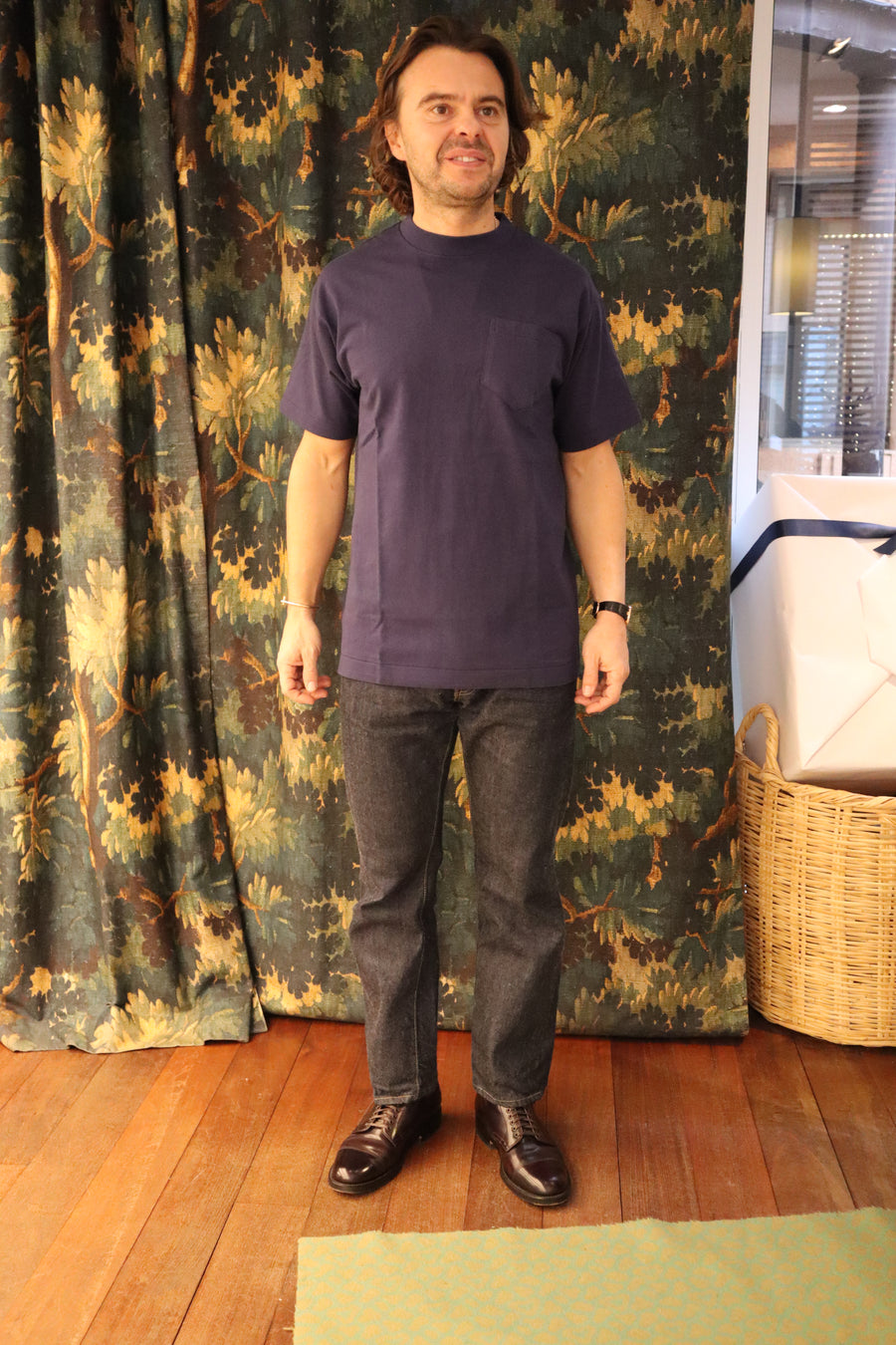 Anatomica, Original Pocket tee, Indigo