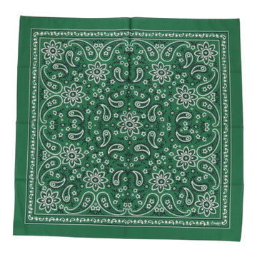 DRAKE'S, Bandana carré Green Paisley