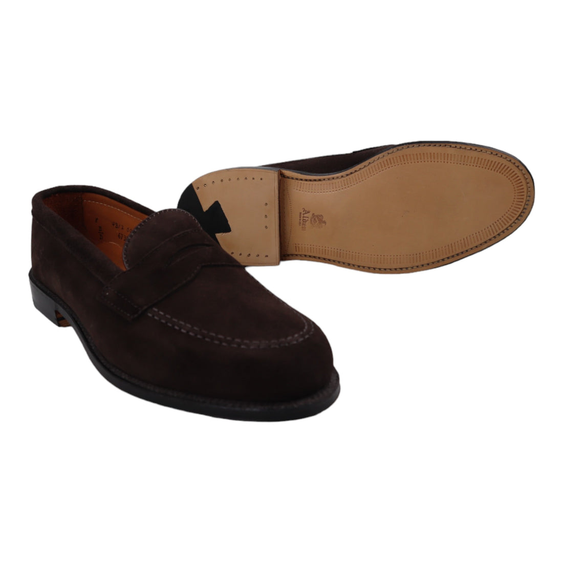 Alden, Leisure Loafer, Suede, Chocolate