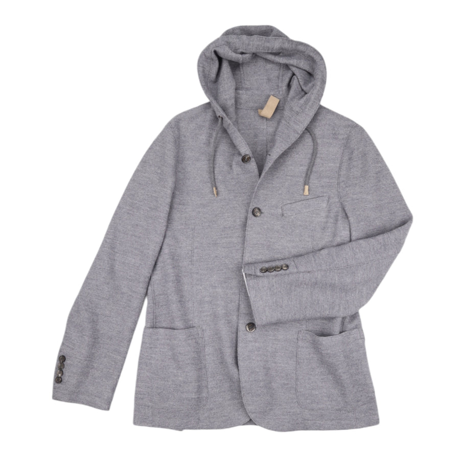 Eleventy, Blazer à capuche, Gris