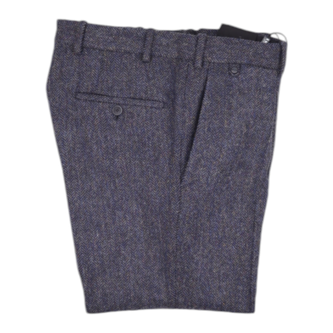 Bernard Zins, Pantalon Chevron, Bleu Chiné