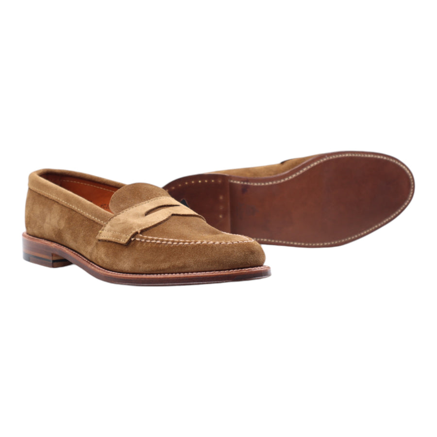 Alden, Penny Loafer Suede, Snuff