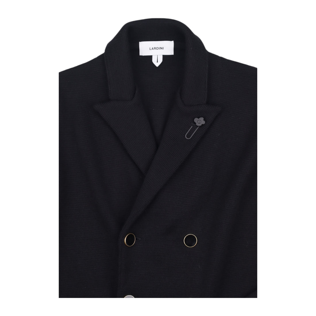 Lardini, Veste laine mérinos, Noir