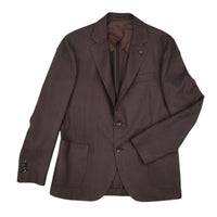 Lardini, Veste chevron, Marron