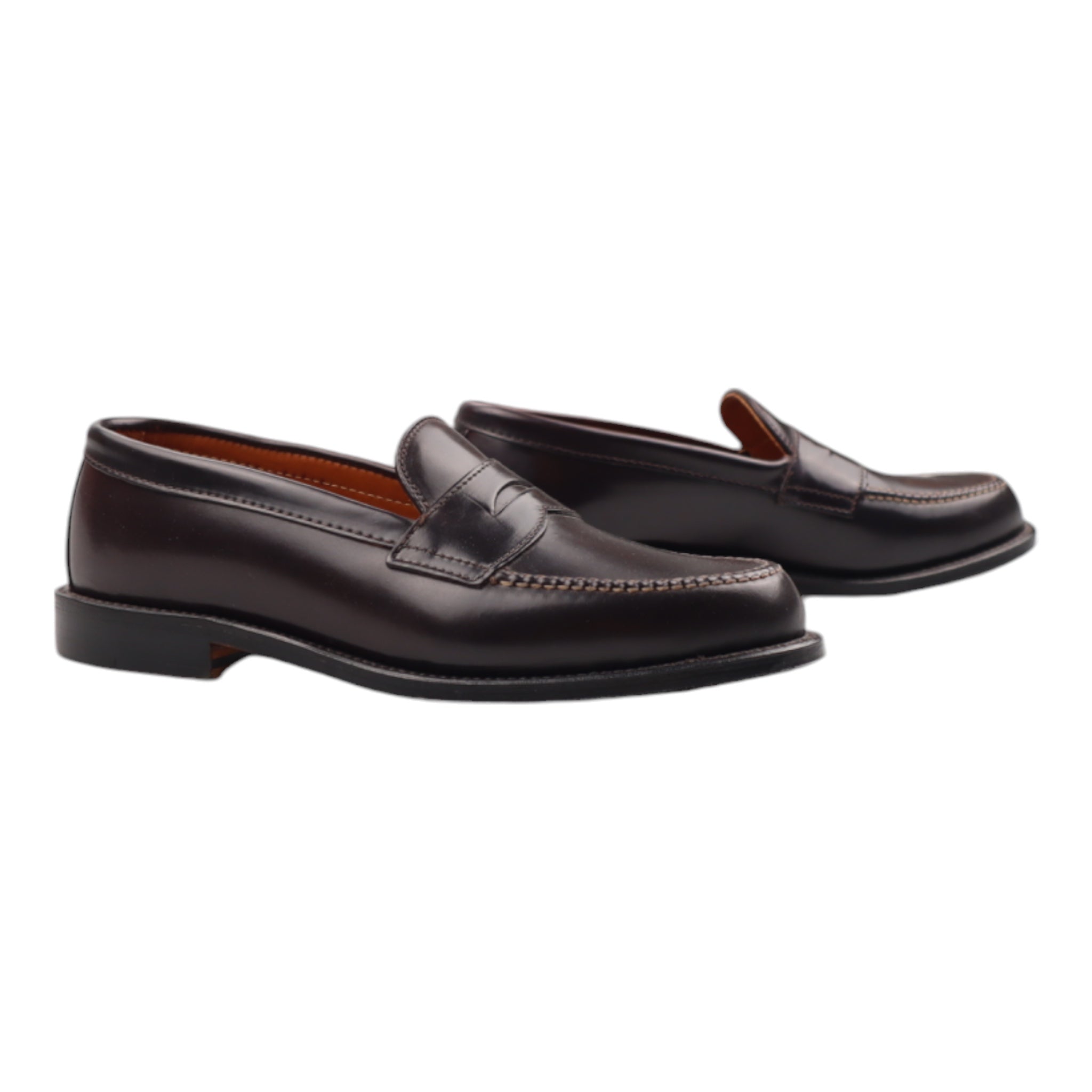 Alden, Penny Loafer, Cuir, Color 8 Shell Cordovan – Becfin