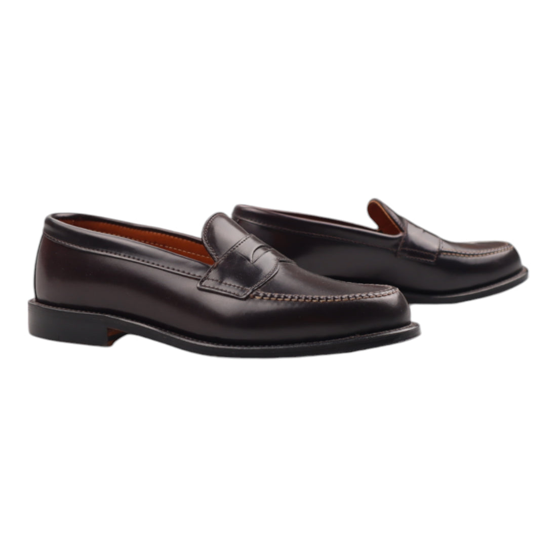 Alden, Penny Loafer, Cuir, Color 8 Shell Cordovan