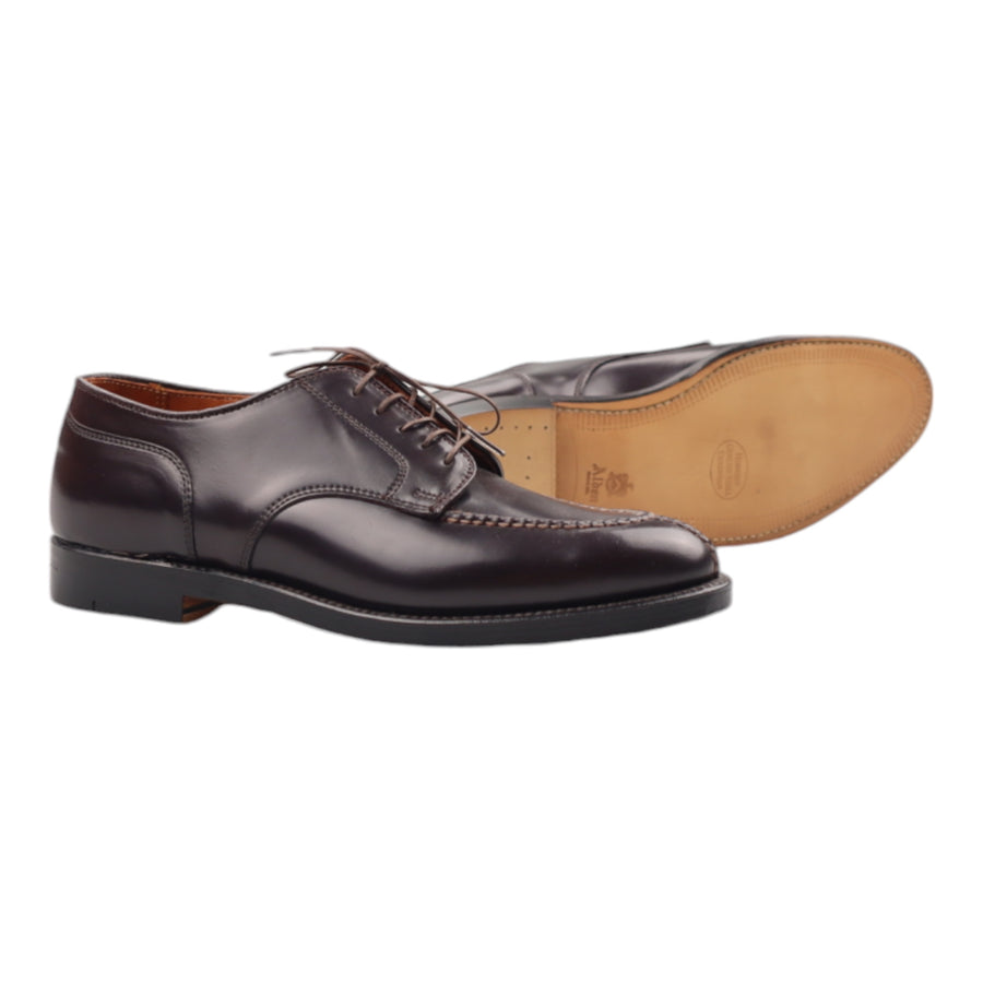 Alden, Derby Split Toe Blucher, Cuir, Color 8 Shell Cordovan