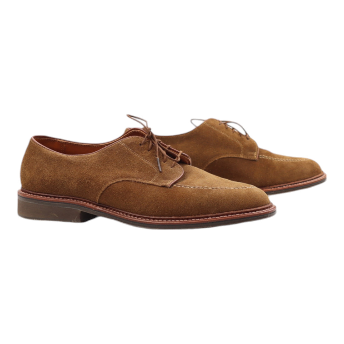 Alden, Mocc Toe Blucher, Suede, Snuff