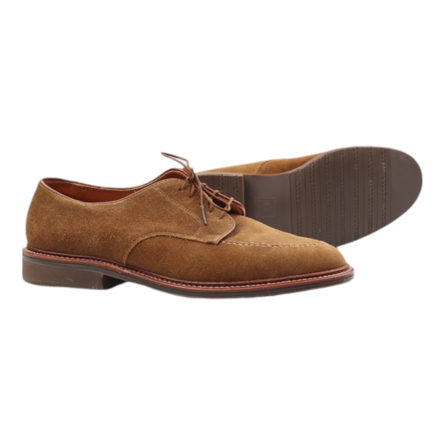 Alden, Mocc Toe Blucher, Suede, Snuff