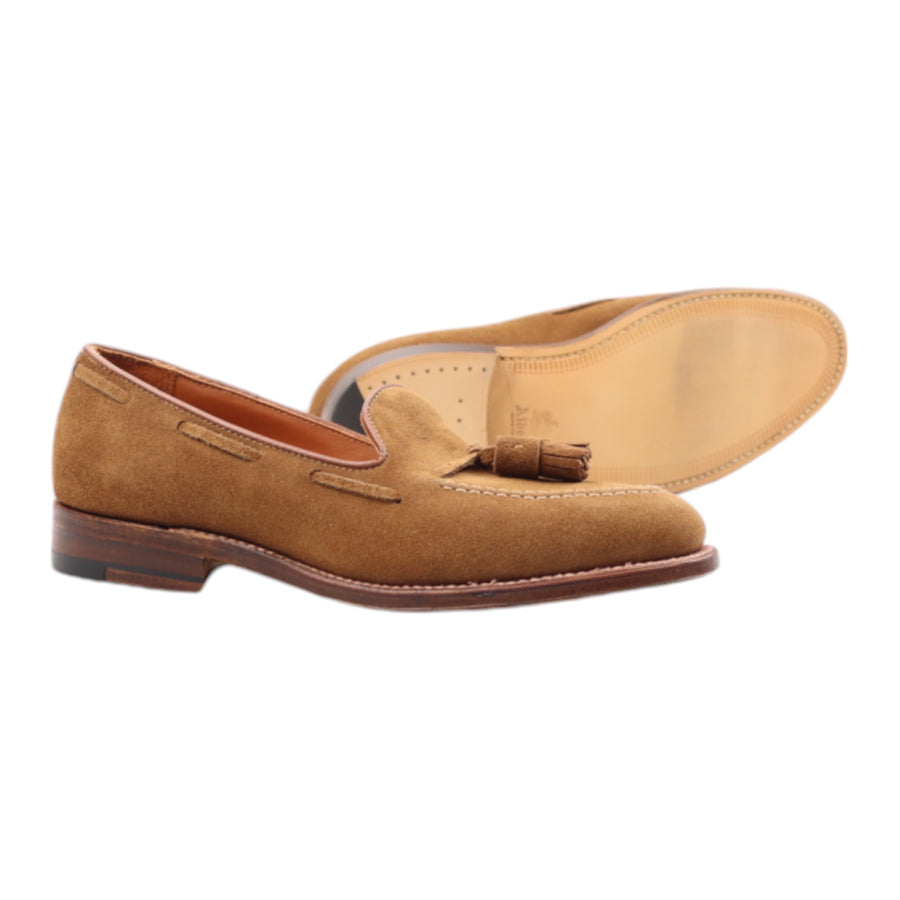 Alden, Tassel Loafer, Suede, Snuff