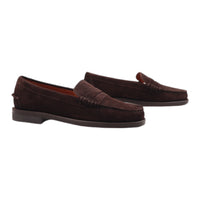 Sebago, Classic Dan, Suede, Dark Brown