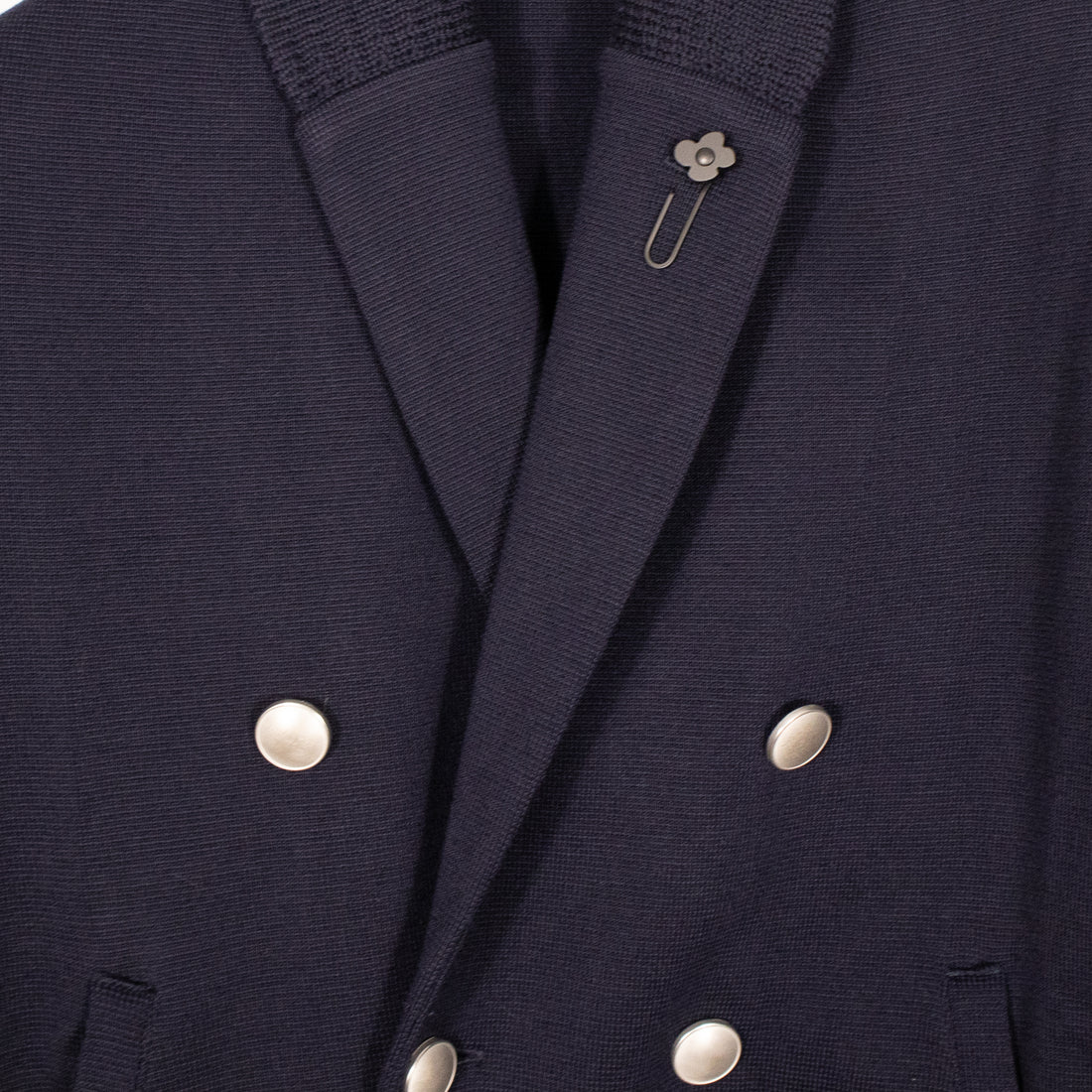 Lardini, Caban en maille, Navy