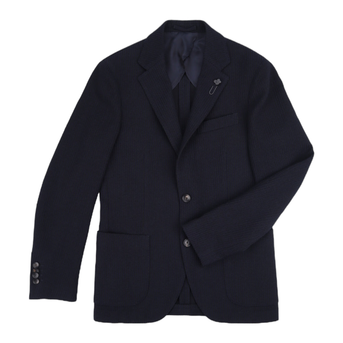 Lardini, Veste nattée, navy