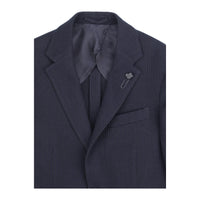 Lardini, Veste nattée, navy