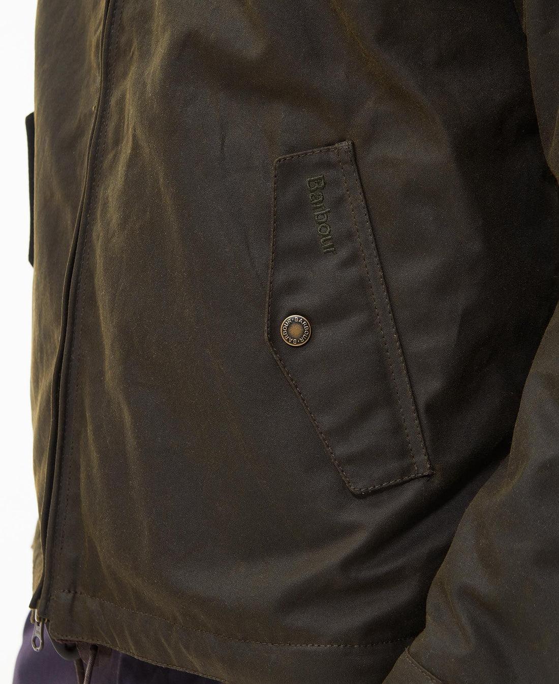 Baracuta x Barbour, Blouson "BROWN WAX JACKET", Olive
