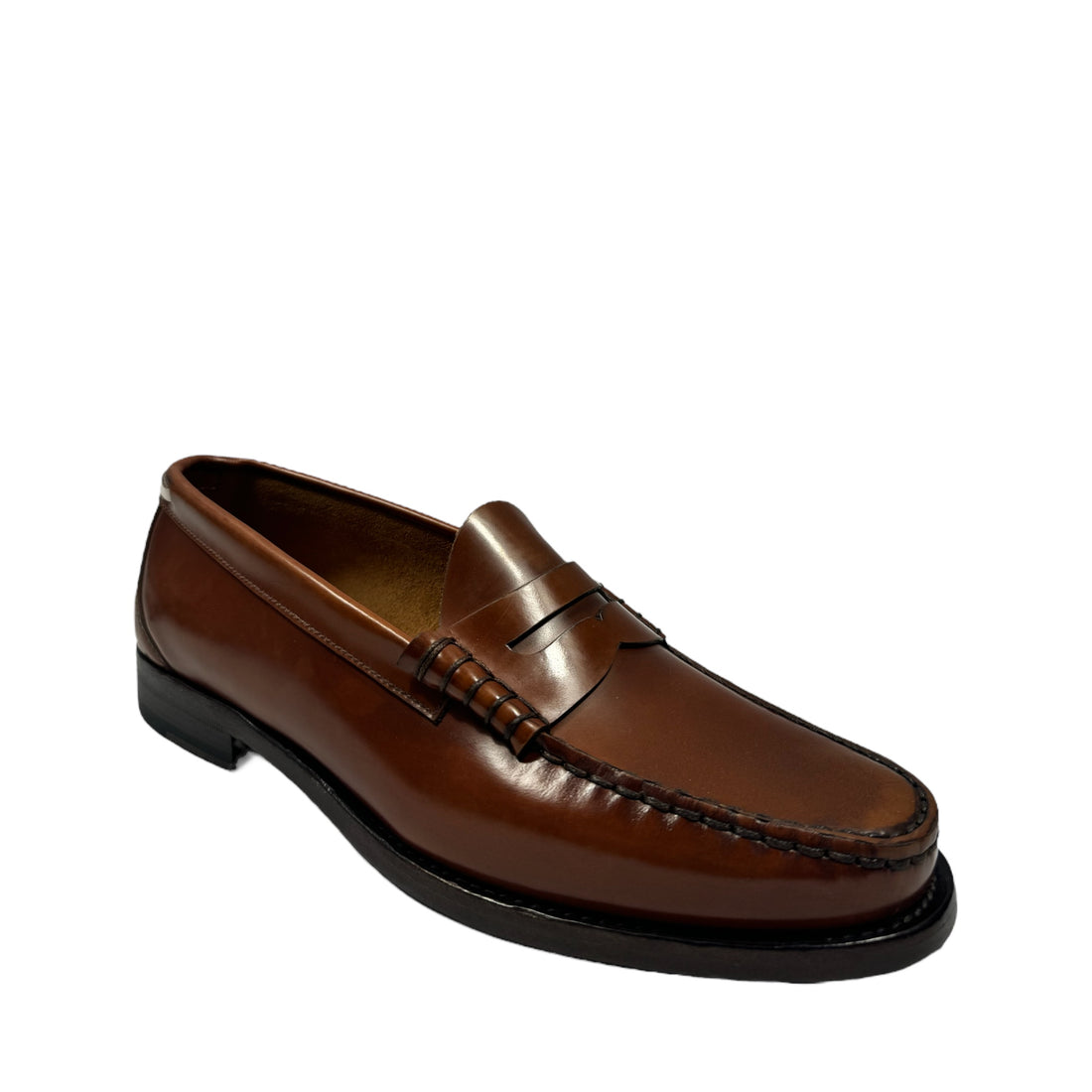 Silvano Sassetti, Mocassin, Cuir Lisse, Marron