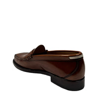 Silvano Sassetti, Mocassin, Cuir Lisse, Marron