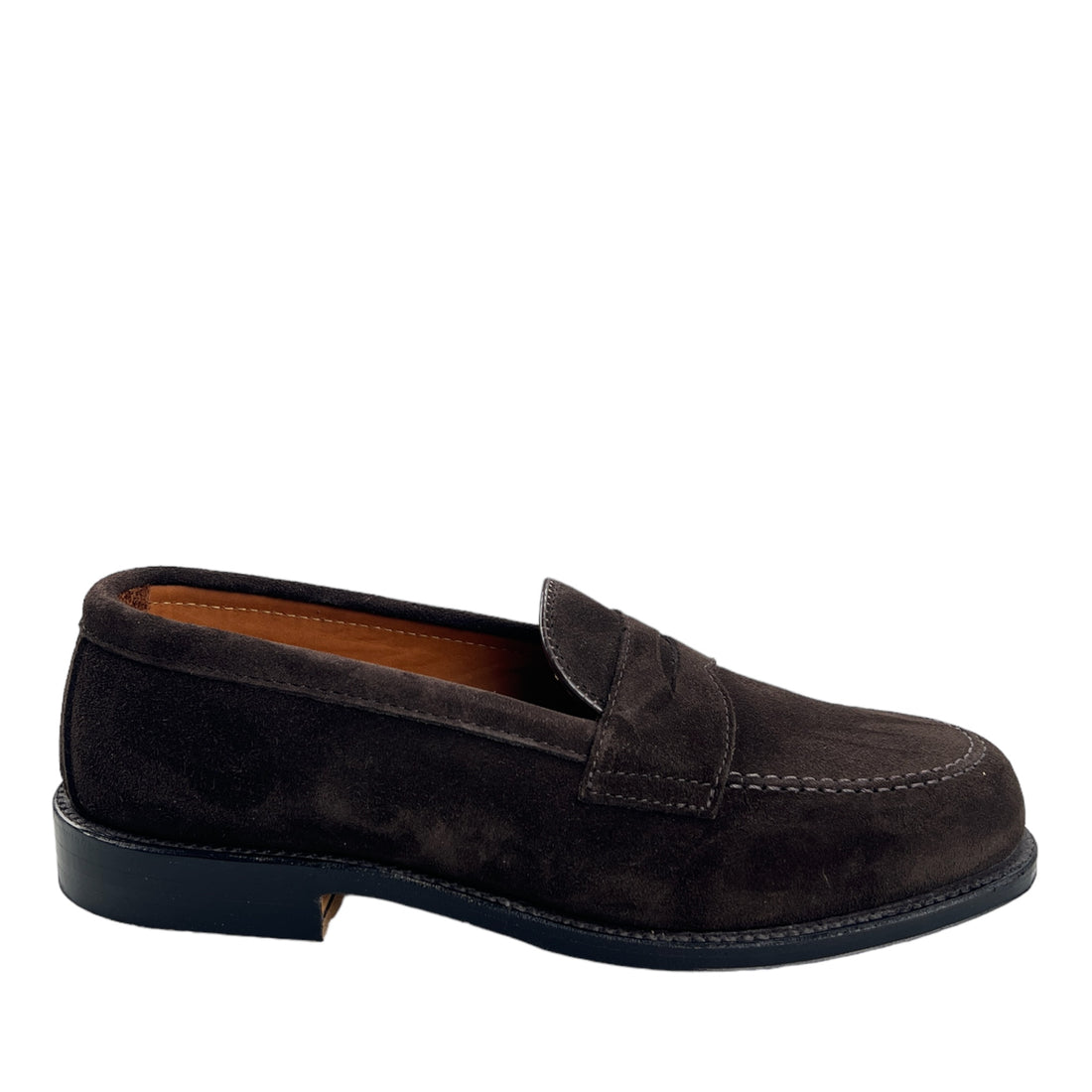 Alden x Becfin, Penny Loafer, Suede, Dark Chocolate