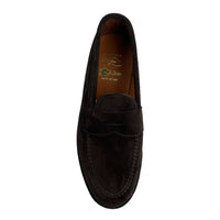 Alden x Becfin, Penny Loafer, Suede, Dark Chocolate