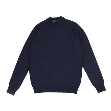 Roberto Collina, Pull Col Rond, Bleu Marine