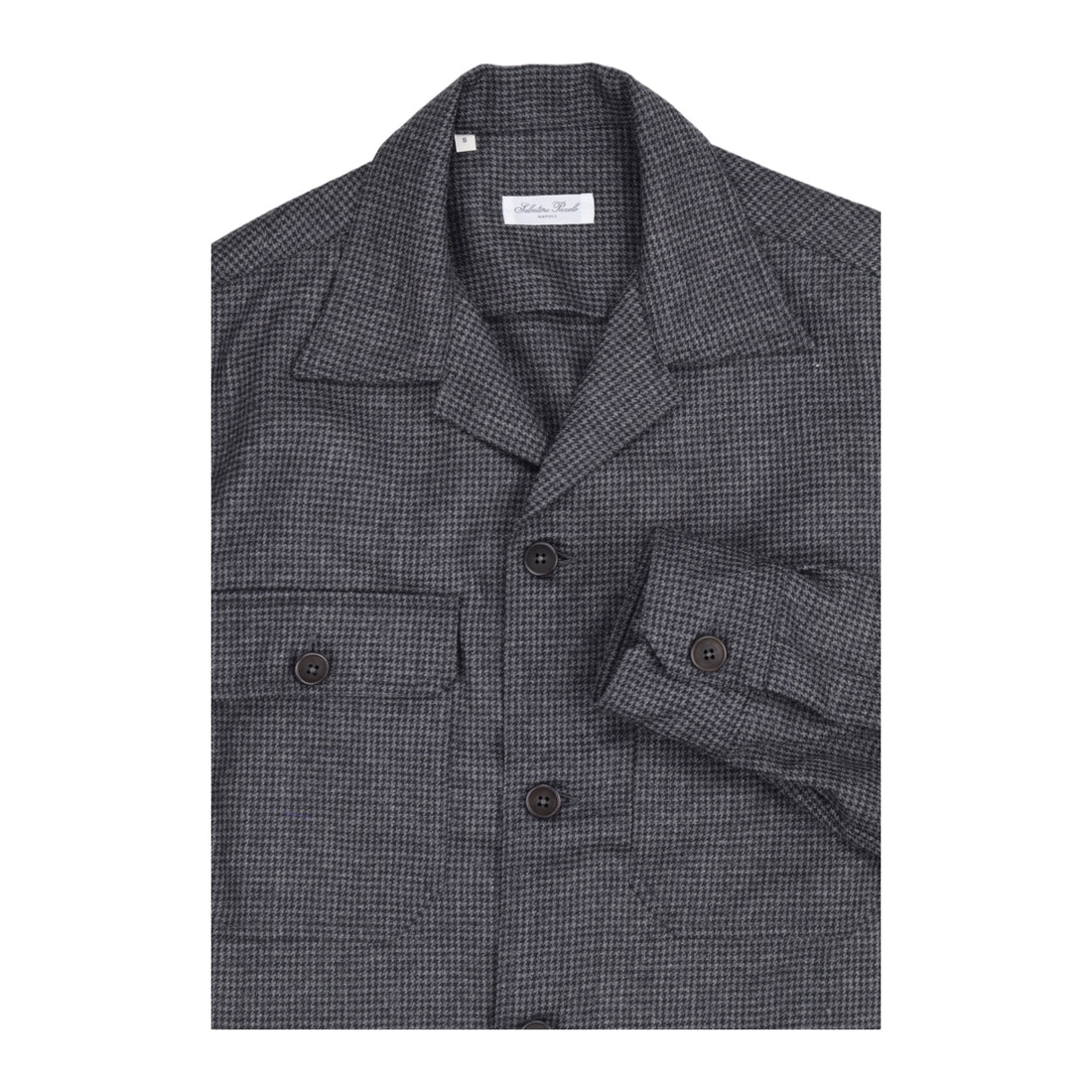 Salvatore Piccolo, Surchemise Vietnam, Gris anthracite