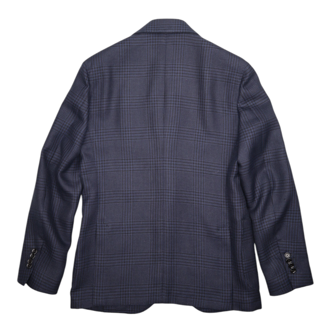 Lardini, Veste carreau , Bleu marine