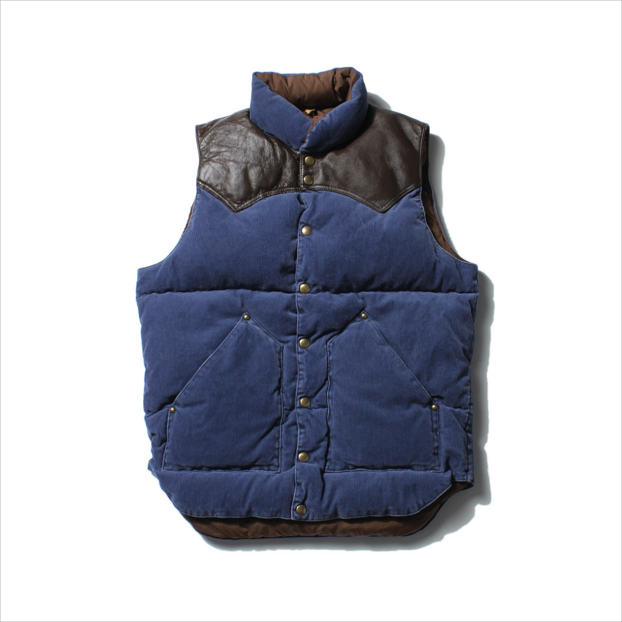 Rocky Mountain, "DOWN VEST CORDS", Navy