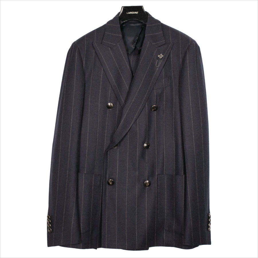 Lardini, Costume, Rayures, Bleu