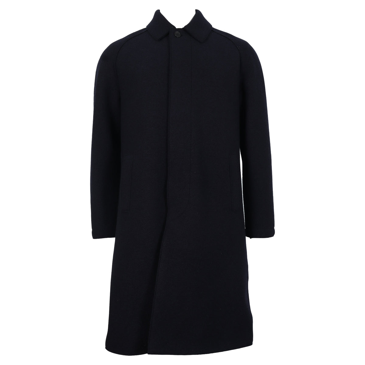Harris Wharf London, Manteau Balmacaan — Navy