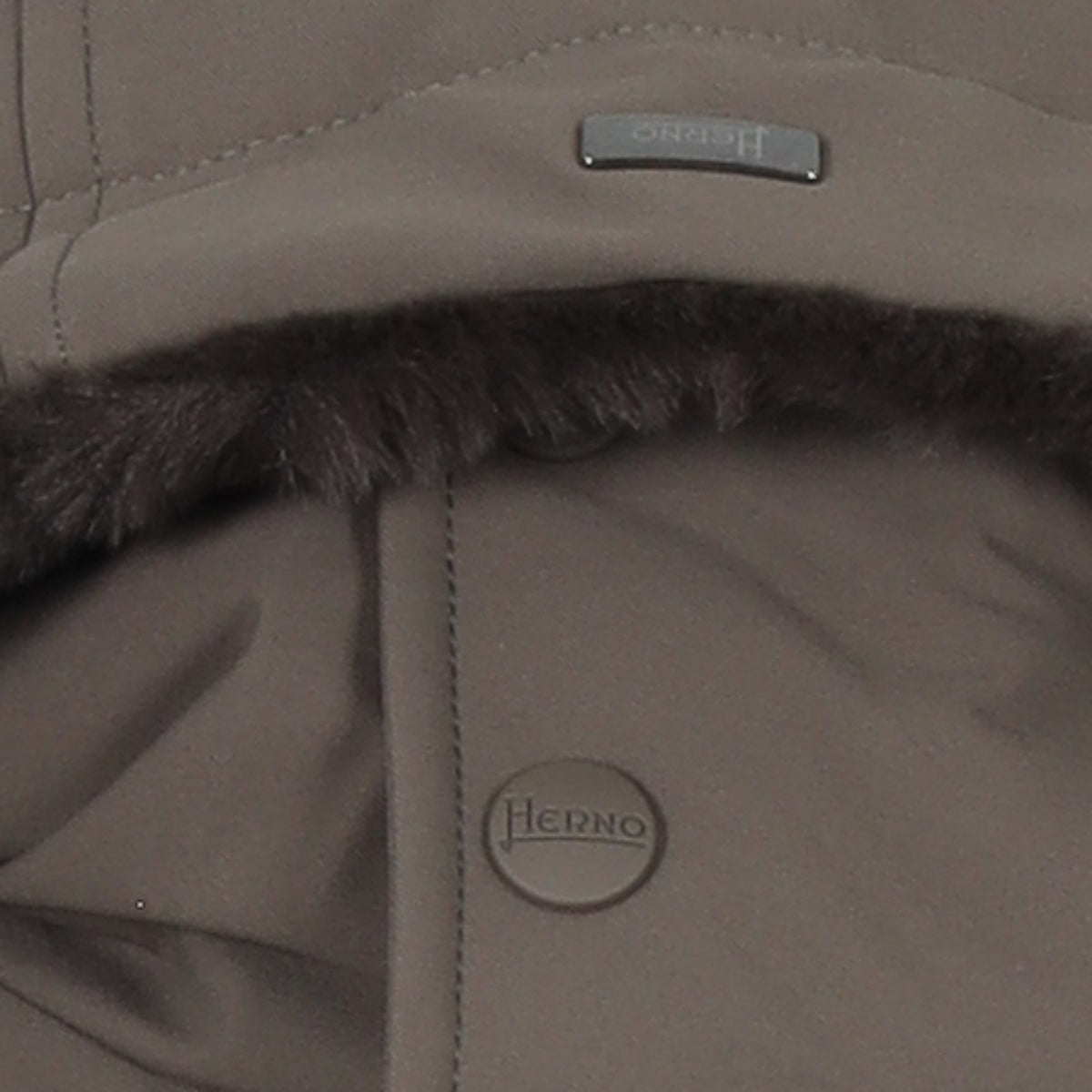Herno, Parka à capuche — Bronze