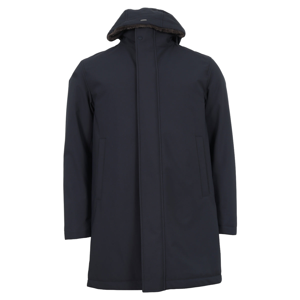 Herno, Parka à capuche — Navy